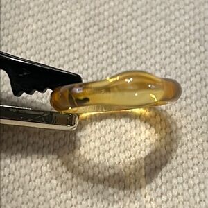 Struggle Glass Purity Band Ring, NEW, size 4.5